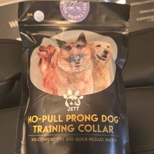 Black Dog Training Collar with No-Pull Design great for leash training.